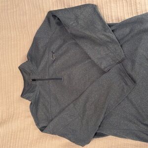 Greg Norman Collection Men's Heathered Blue Quarter-Zip Jacket